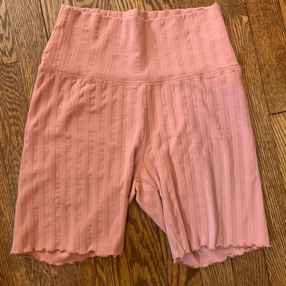 Offline Pants - Aerie Offline High-Waist Ribbed Biker Shorts